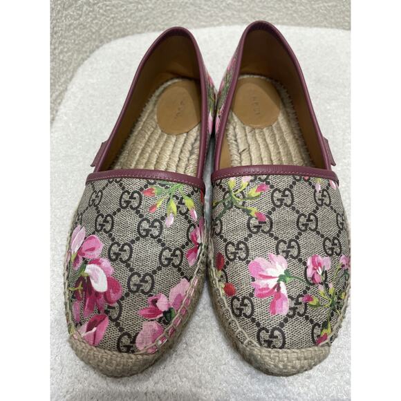 Gucci Floral Canvas Espadrilles - Size 37 - Picture 1 of 6